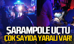 Akçakoca’da kaza: Şarampole uçtu çok sayıda yaralı var!