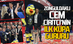 Zonguldaklı Cem Ciritçi ilk kupasını gururla kaldırdı!