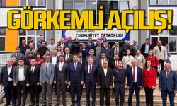 Cumhuriyet Ortaokulu görkemli bir törenle açıldı!
