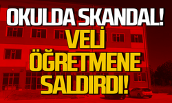 Okulda olay: Veli öğretmene saldırdı!