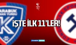 Karabük Zonguldak derbisinde ilk 11'ler belli oldu!