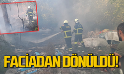 Yangın paniği: Faciadan dönüldü!