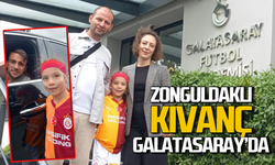 Zonguldaklı minik Kıvanç Galatasaray’da!