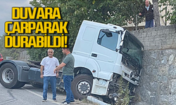 Çaydeğirmeni’nde korku dolu anlar: Kontrolden çıktı duvara çarptı!