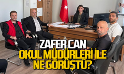 Zafer Can okul müdürleri ile ne görüştü?