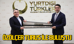 Rektör Prof. Dr. Özölçer’den YTB Başkanı Turus’a ziyaret
