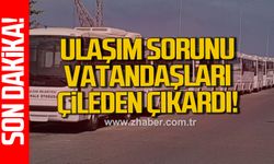 Zonguldak'ta ulaşım sorunu vatandaşları çileden çıkardı!