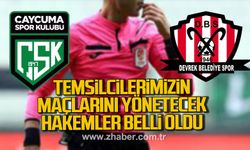 Çaycumaspor ve Devrek Belediyespor maçlarını yönetecek hakemler belli oldu!