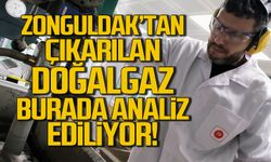 Zonguldak'tan çıkarılan doğalgaz burada analiz ediliyor!