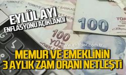 Eylül 2025 enflasyon rakamları açıklandı! Memur ve memur emeklileri ne kadar zam alacak?