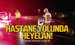 Hastane yolunda heyelan!