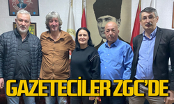 Çaycumalı gazeteciler ZGC Başkanı Derya Akbıyık'ı ziyaret etti!