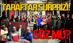 Zonguldakspor’a gece yarısı taraftar morali: Futbolculardan söz aldılar!