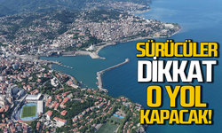 Zonguldak Belediyesi o yolun kapacağını açıkladı!