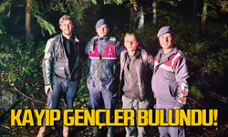 Ormanda kaybolan 2 genci ekipler kurtardı!