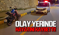 Motosiklet kaldırıma çarptı: ölü ve yaralılar var!