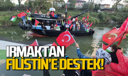 Sumud Filosu'na ve Filistin'e destek için teknelerle Bartın Irmağı'na açıldılar!