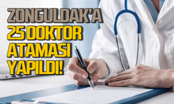 Zonguldak’ta 25 doktor daha atandı!