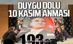 Zonguldak'ta Fener İlkokulu öğrencilerinden duygu dolu anma programı