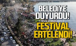 Kdz. Ereğli Belediyesi duyurdu! Festival ertelendi!