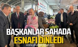 CHP'li başkanlar sahada! Esnafı dinledi!