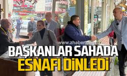 Devrim Dural ve Merve Arslan sahada! Esnafı dinledi!