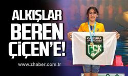 Çaycuma Spor Kulübü sporcusu Beren Çiçen'den büyük başarı