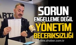 Mustafa Çağlayan; " “Sorun engelleme değildir yönetim beceriksizliğidir”