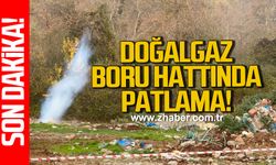 Alaplı'da doğalgaz boru hattında patlama