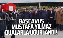Başçavuş Mustafa Yılmaz dualarla uğurlandı!