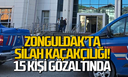 Zonguldak'ta silah kaçakçılığı operasyonu: 15 gözaltı