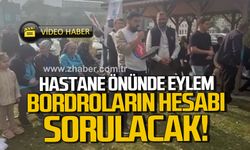 Zonguldak'ta hastane önünde eylem! Bordroların hesabı sorulacak!