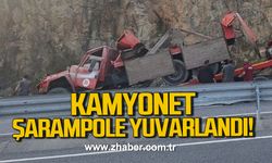 Kdz. Ereğli'de kamyonet şarampole yuvarlandı 1 yaralı!