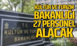 Kültür ve Turizm Bakanlığı 27 sözleşmeli personel alacak