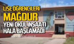 Filyos’ta lise öğrencileri mağdur! Yeni okul inşaatı hâlâ başlamadı