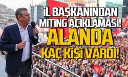 Özgür Özel mitinginde kaç kişi vardı? İl Başkanı neler söyledi?