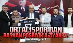 Ortacıspor’dan Başkan Posbıyık'a ziyaret