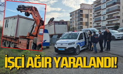İşçi ağır yaralandı: 5 metre yükseklikten düştü!