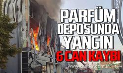 Kocaeli'de parfüm deposunda yangın! 6 can kaybı!