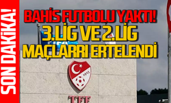 3.lig ve 2.lig maçları 2 hafta ertelendi: Bahis skandalına karışan futbolcular var!