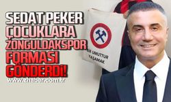 Sedat Peker, çocuklara Zonguldakspor forması gönderdi!