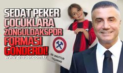 Sedat Peker, çocuklara Zonguldakspor forması gönderdi!