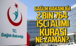 Sağlık Bakanlığı 2 bin 764 personel alacak! Kura ne zaman çekilecek?