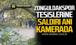 Zonguldakspor'un eski binasına saldırı anı! Kameralara böyle yansıdı!