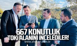 Kilimli’de TOKİ atağı: 667 Konutluk proje sahada incelendi