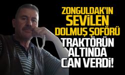 Zonguldak’ta traktör kazası! Sevilen dolmuş şoförü hayatını kaybetti