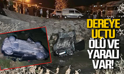 Kontrolden çıkan otomobil dereye uçtu: Ölü ve yaralılar var!