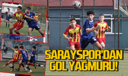 Sarayspor, Demirspor'a gol yağdırdı