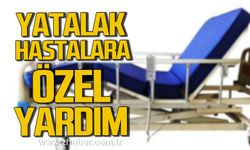 Alaplı'da yatalak hastalara ücretsiz yatak desteği