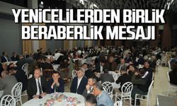 Yenicelilerden birlik beraberlik mesajı